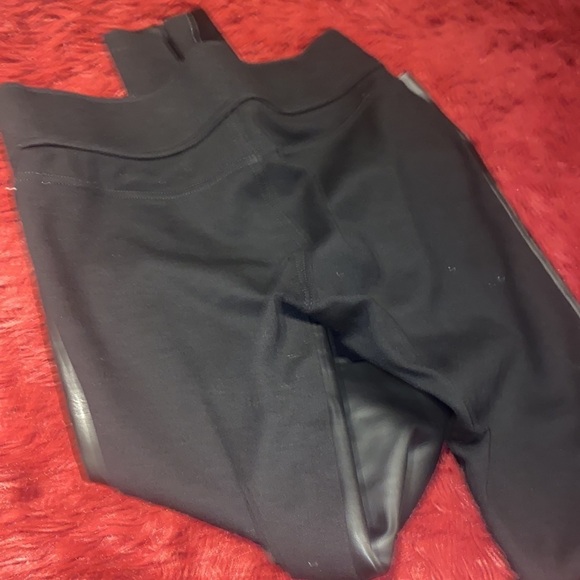 Club Monaco Tasha faux leather pull on Fit leggings Sz 8 - Picture 12 of 13